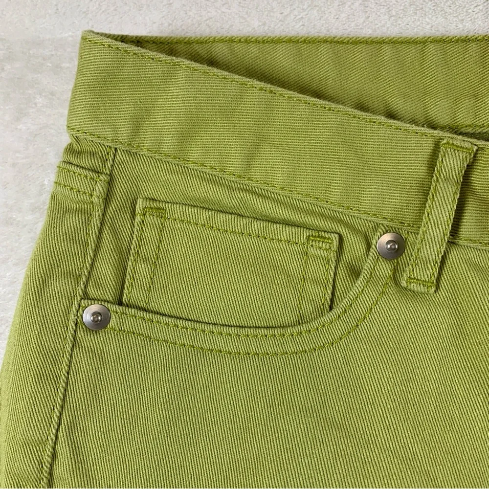 Uniqlo Jeans Women's Low Rise‎ Skinny Straight Olive Green Size 27 Inseam 28